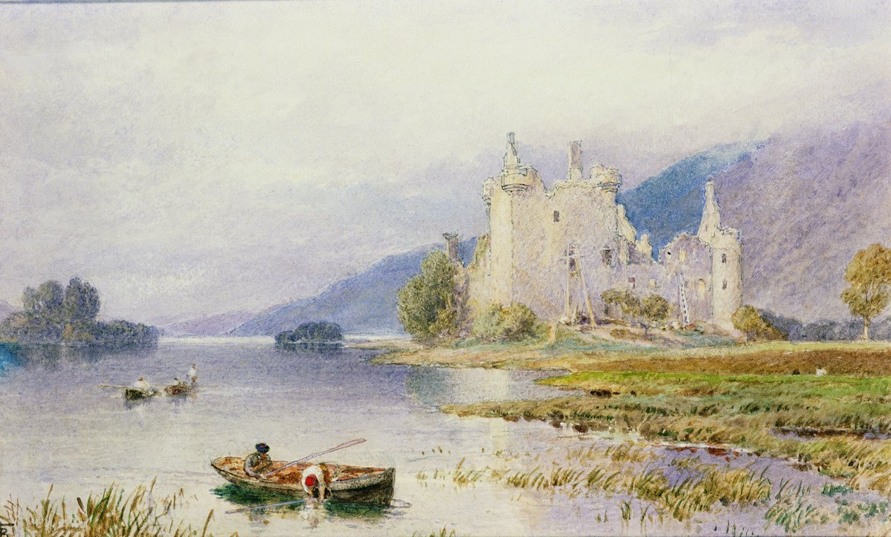 Kilchurn kastély alkotó: Myles Birket Foster
