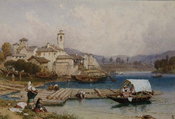 Maggiore-tó alkotó: Myles Birket Foster