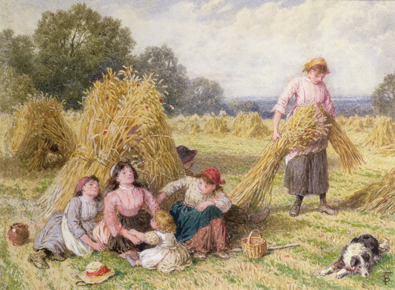 A kukoricatábla alkotó: Myles Birket Foster
