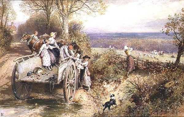 Egy pillantás a kutyákra alkotó: Myles Birket Foster