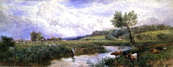 Szüreti idő alkotó: Myles Birket Foster
