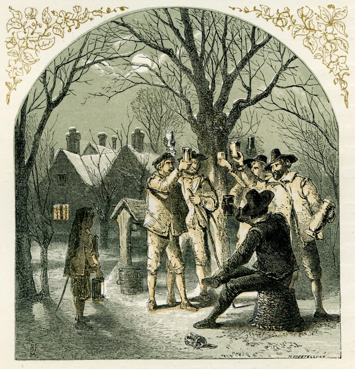 Vázolódó gyümölcsfák alkotó: Myles Birket Foster