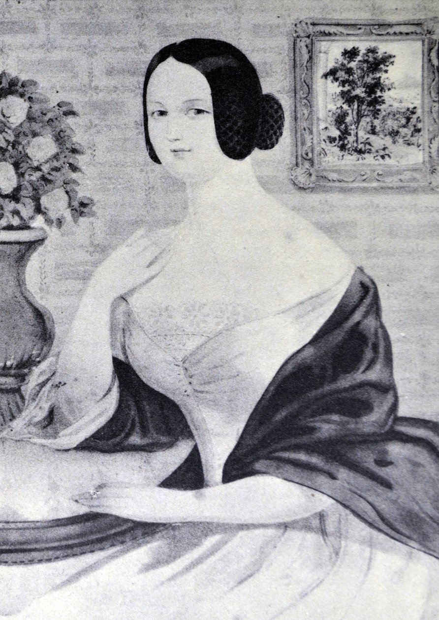 Currier & Ives illusztráció 19. század. Emeline alkotó: N. and Ives, J.M. Currier