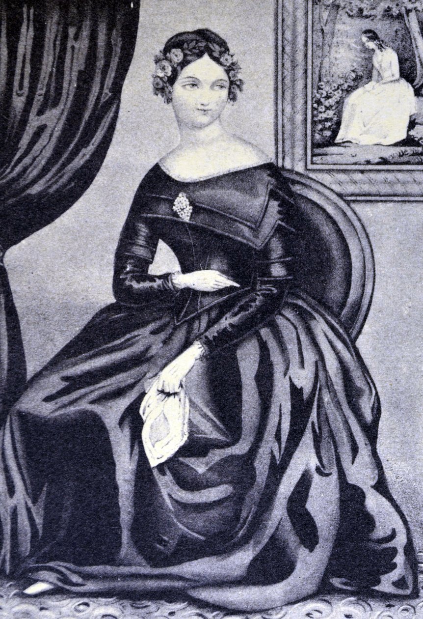 Currier & Ives illusztráció 19. század. Julia alkotó: N. and Ives, J.M. Currier