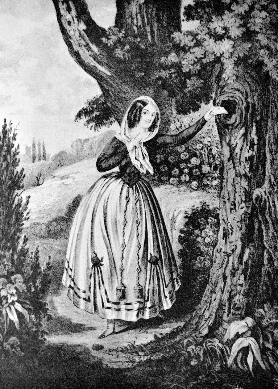 Currier & Ives illusztráció 19. század. Első szerelmem alkotó: N. and Ives, J.M. Currier
