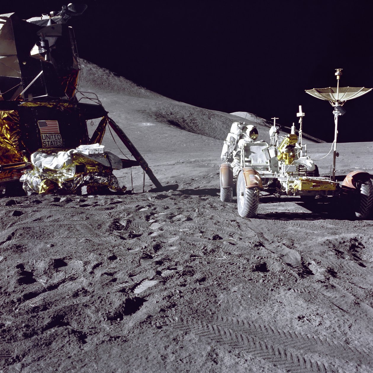 Apollo 15 – NASA, 1971. alkotó: NASA Images