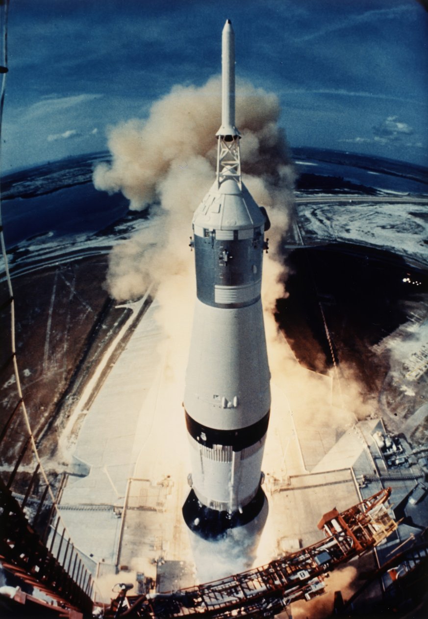 Apollo felszállás, 1969. alkotó: NASA Images