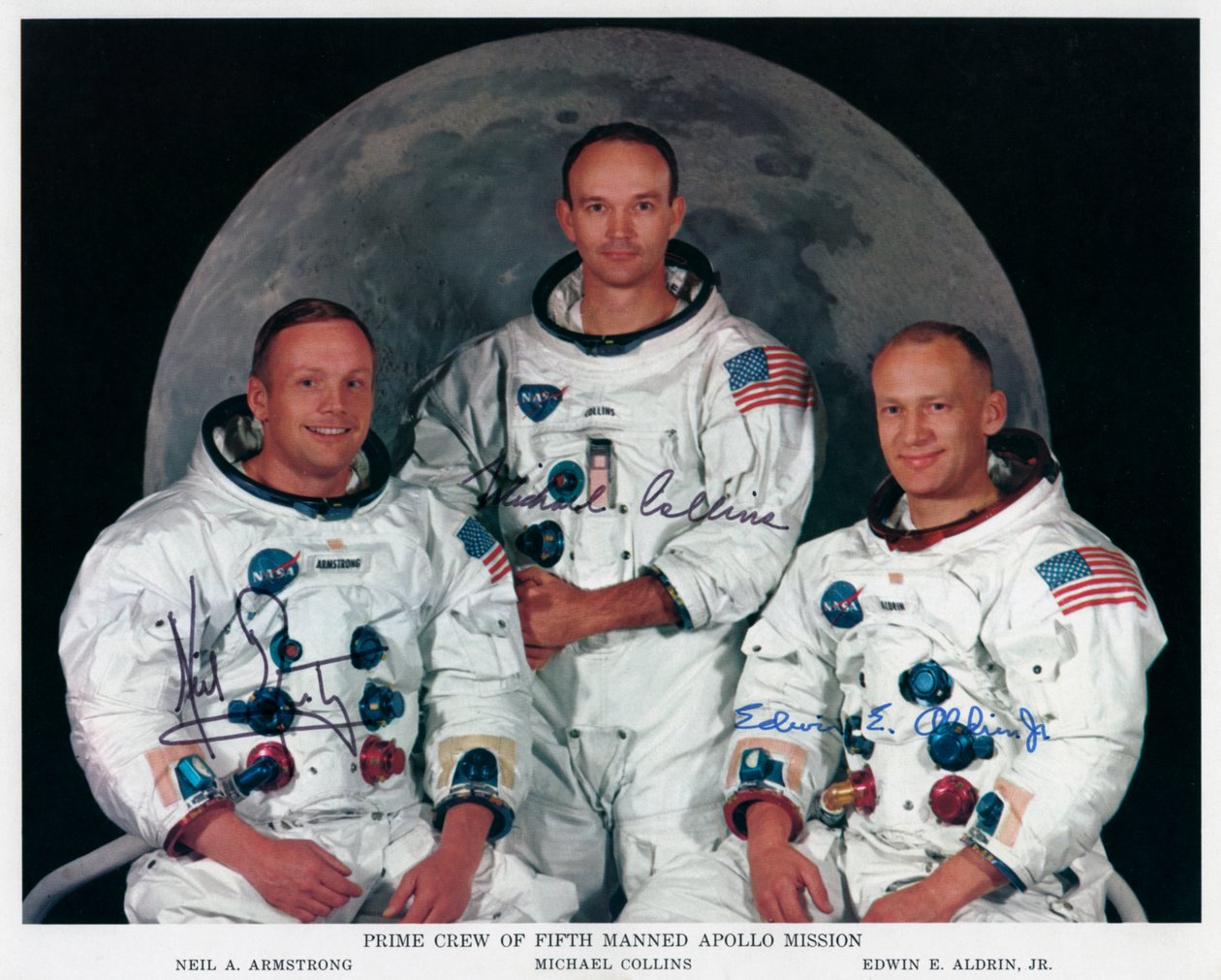 Az Apollo 11 legénysége, 1969. alkotó: NASA Images