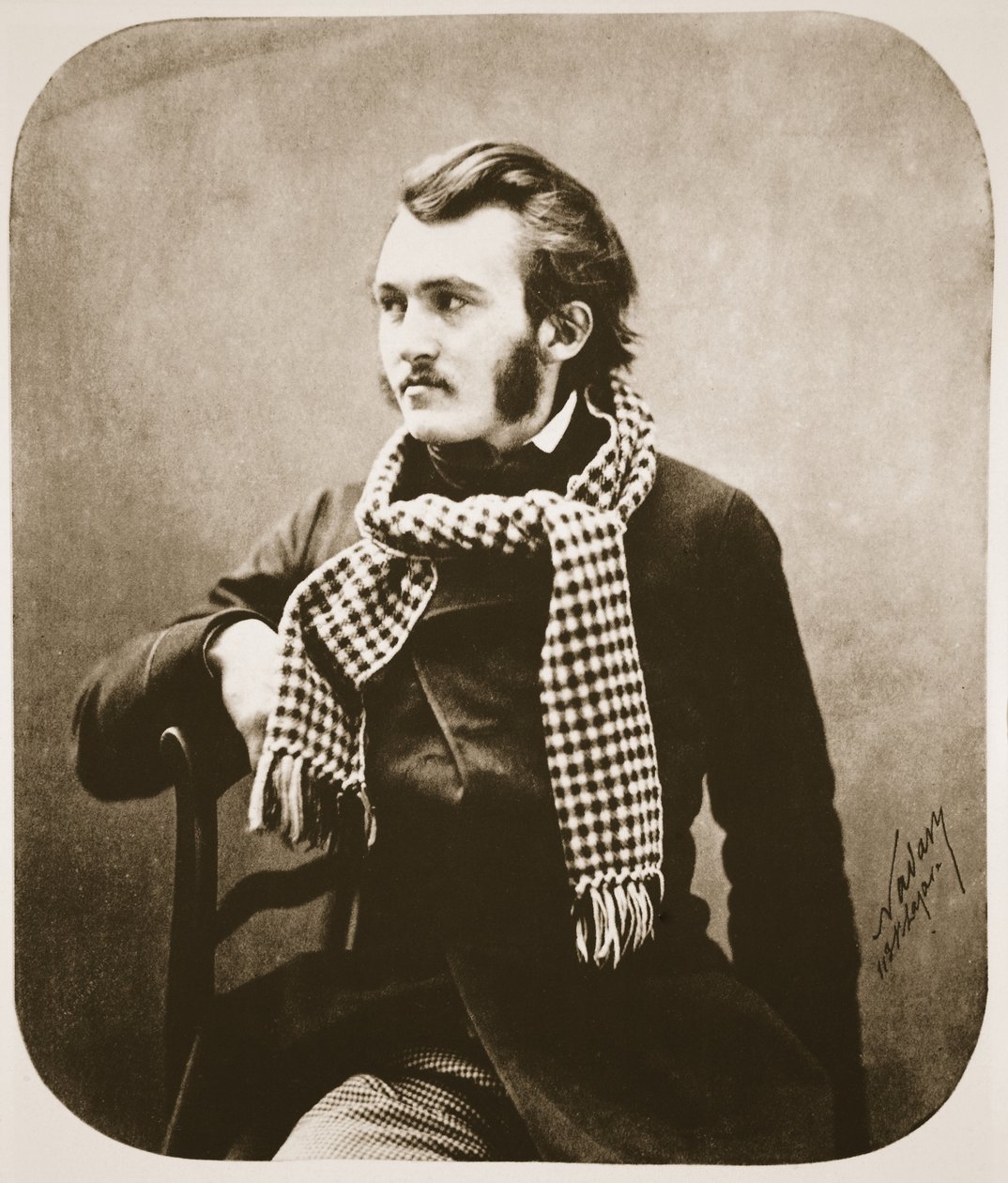 Gustave Dore, 1855 (fotómetszet) alkotó: Nadar