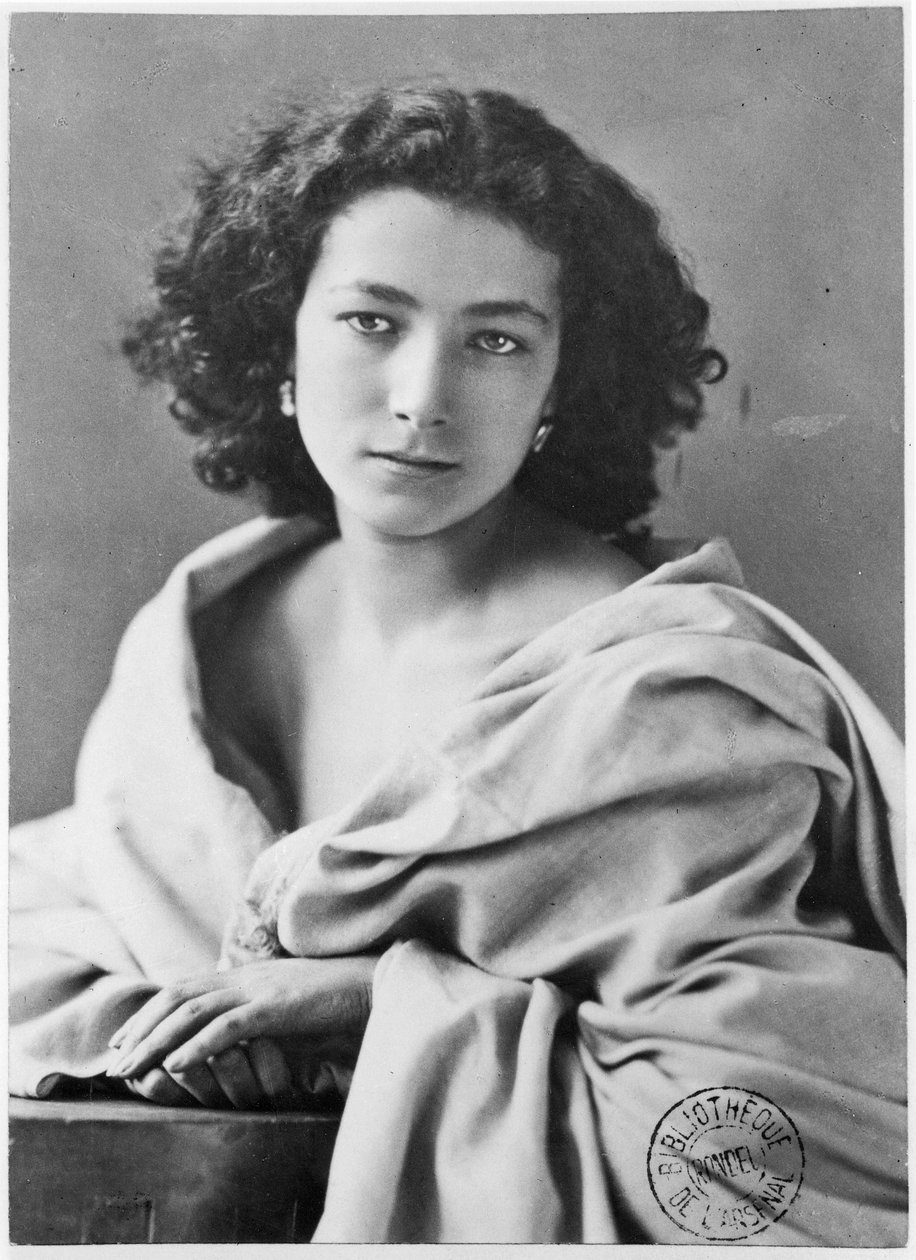 Sarah Bernhardt (1844-1923) jelmezben, 1860 körül alkotó: Nadar
