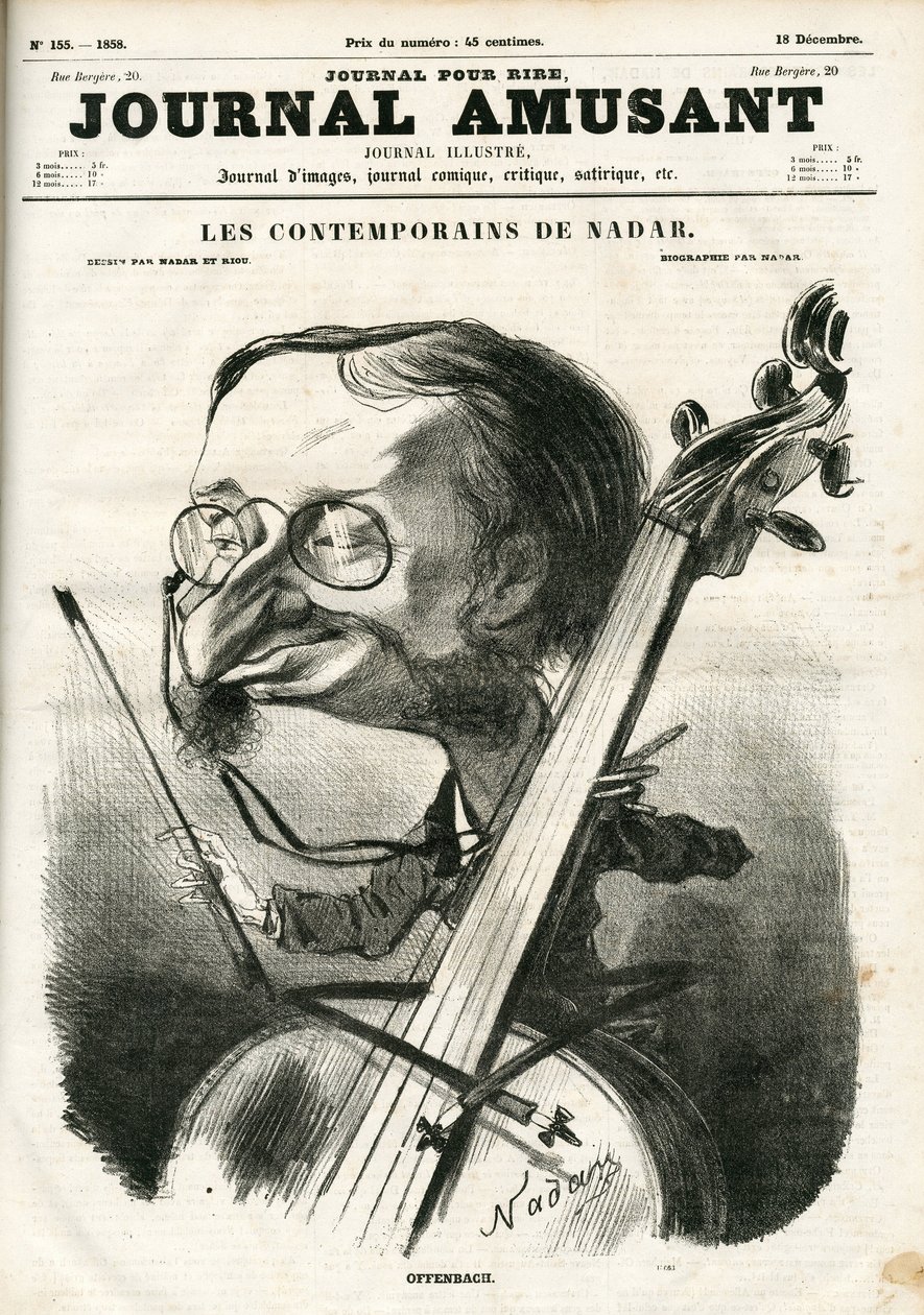 A „The Fun Journal” címlapja alkotó: Nadar
