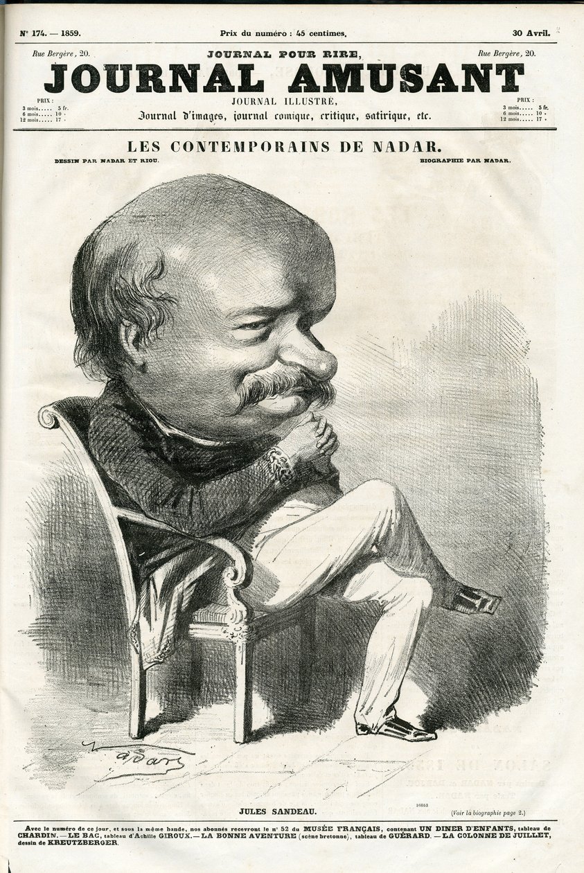 A „The Fun Journal” címlapja alkotó: Nadar