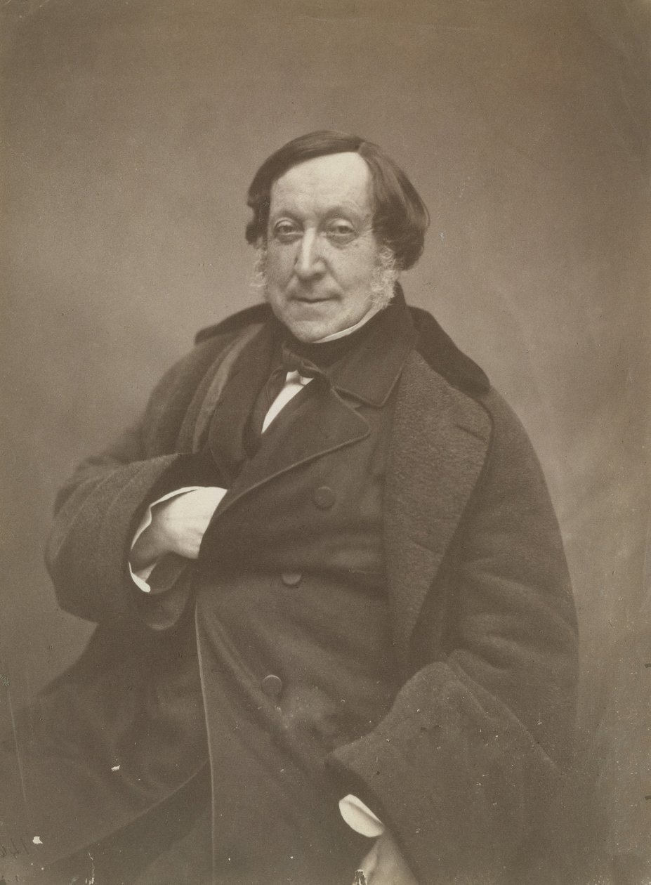 Gioacchino Rossini, 1856. március. alkotó: Nadar