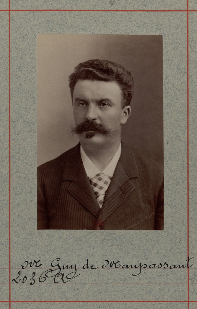 Guy de Maupassant - fotó: Nadar alkotó: Nadar
