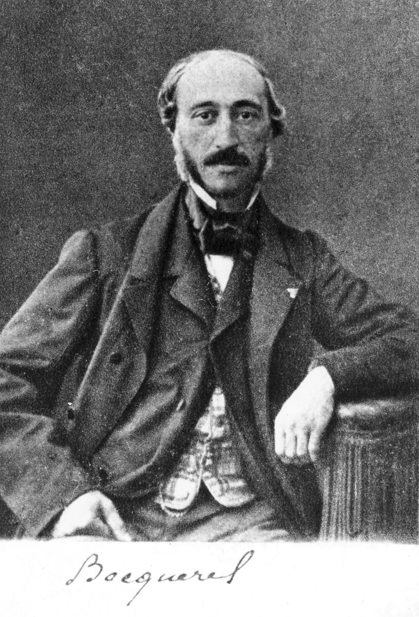 Henri Becquerel francia fizikus, 1890-es évek alkotó: Nadar