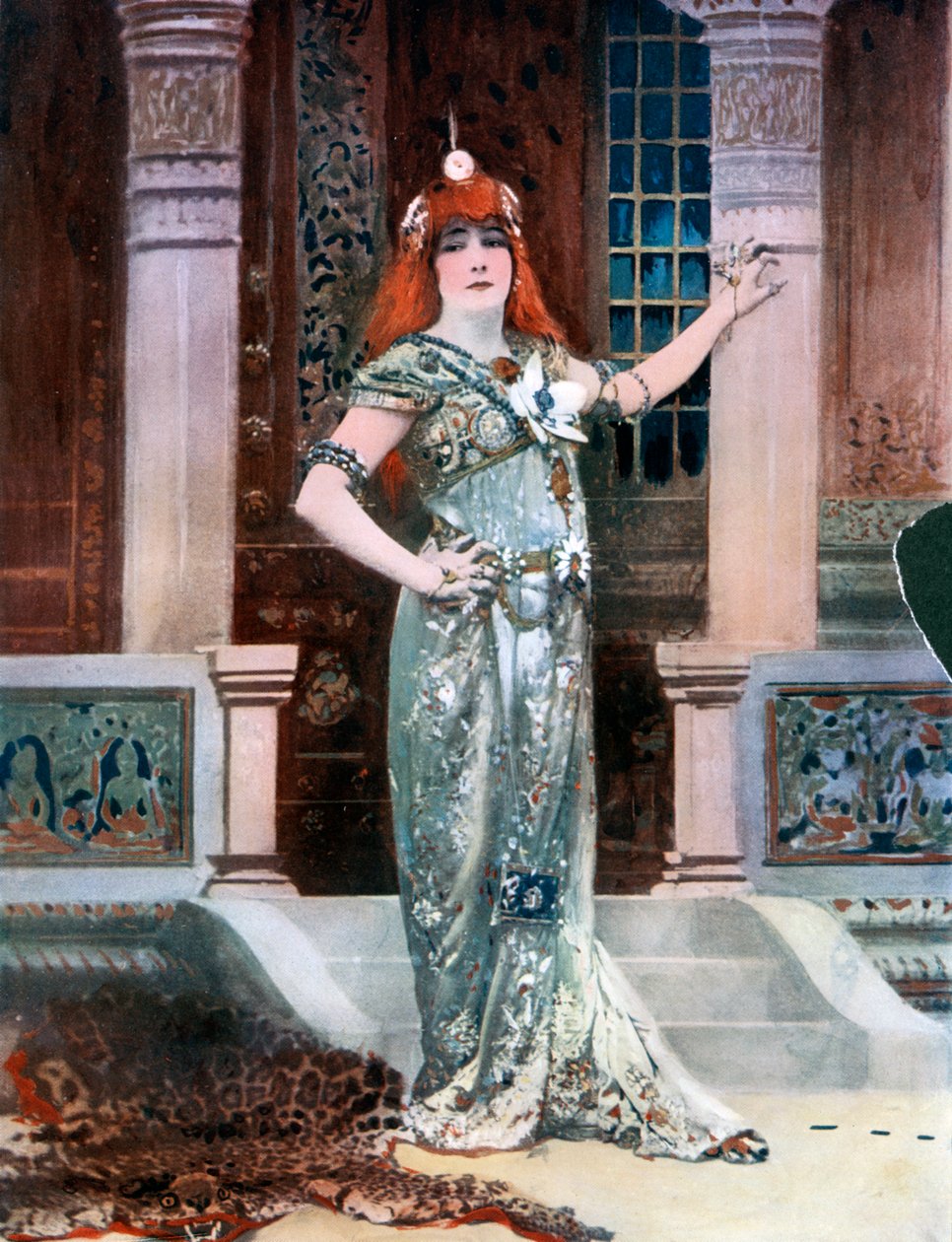 Sarah Bernhardt mint Isolde, 1902. alkotó: Nadar