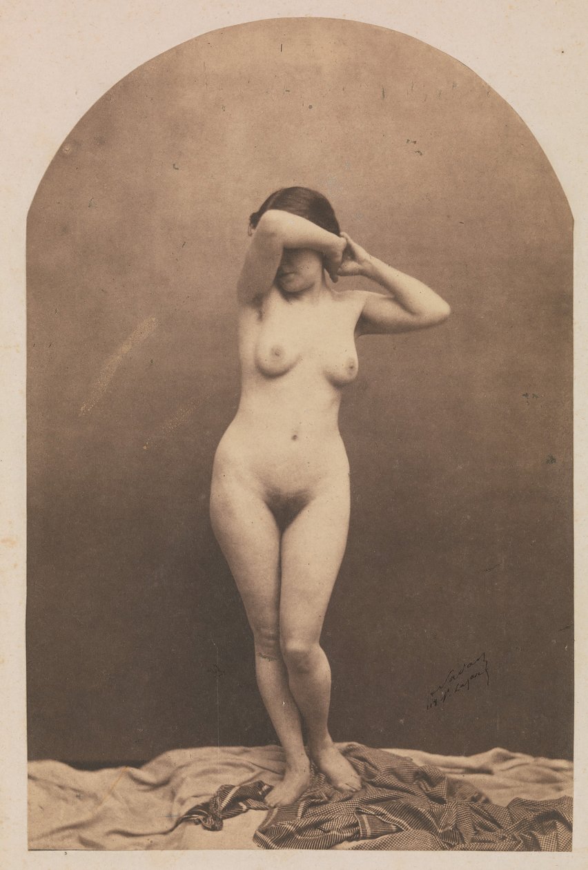 [Álló női akt], 1860-61. alkotó: Nadar