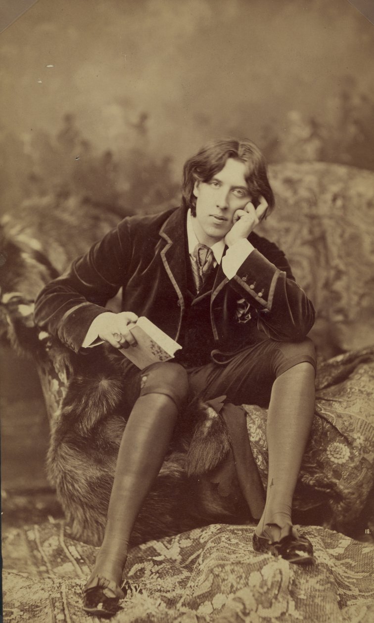 Oscar Wilde, 1882 (albumnyomat) alkotó: Napoleon Sarony