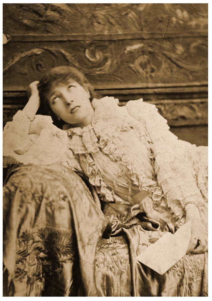 Sarah Bernhardt Phedre szerepében Racine "Phaedra" című művében 1903-ban alkotó: Napoleon Sarony