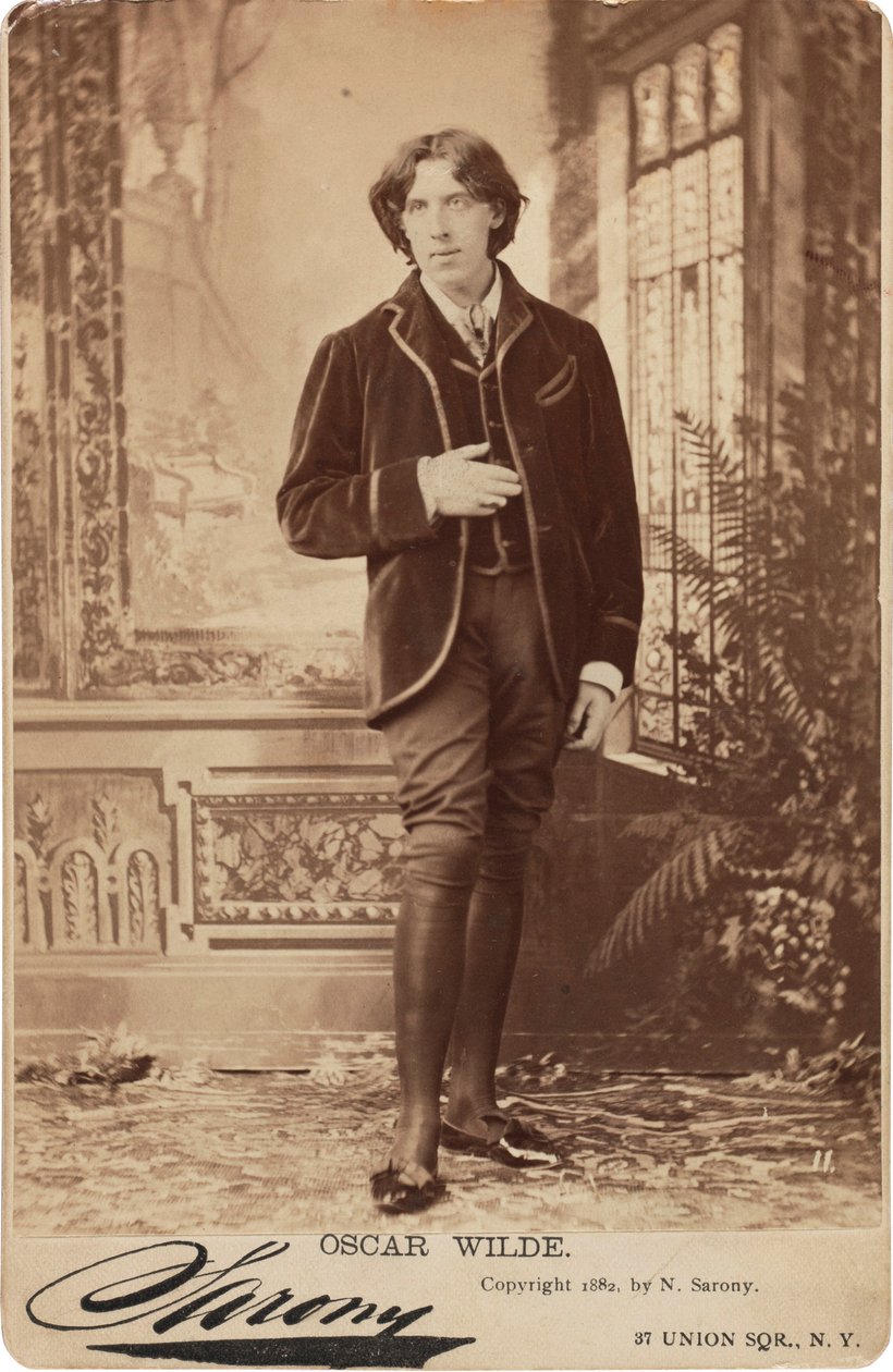 Oscar Wilde portréja 1854-1900, 1882. alkotó: Napoleon Sarony