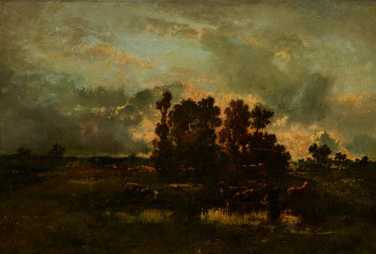 Nedves legelő, 1870 körül alkotó: Narcisse Virgile Diaz de la Peña