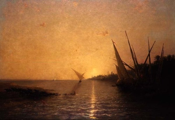 A Níluson alkotó: Narcisse Berchere