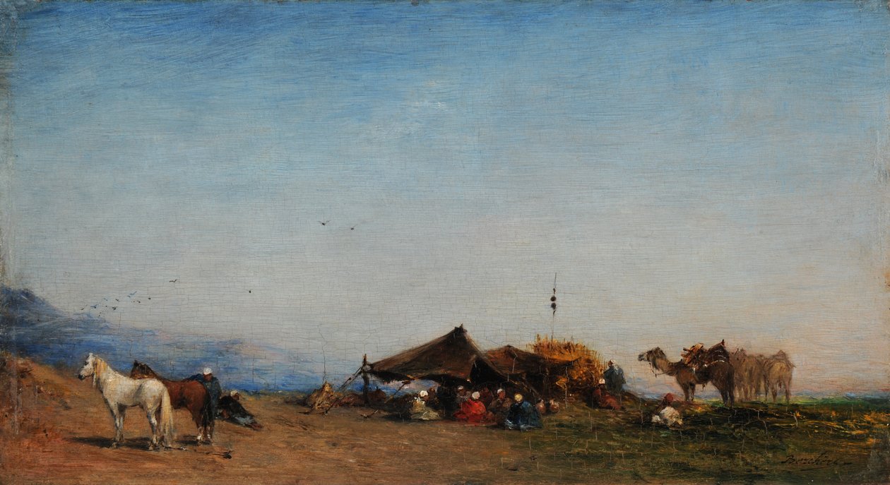 Arab tábor alkotó: Narcisse Berchere