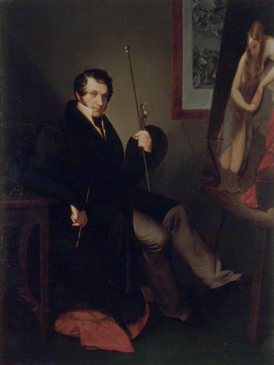 Önarckép, 1831. alkotó: Natale Schiavoni