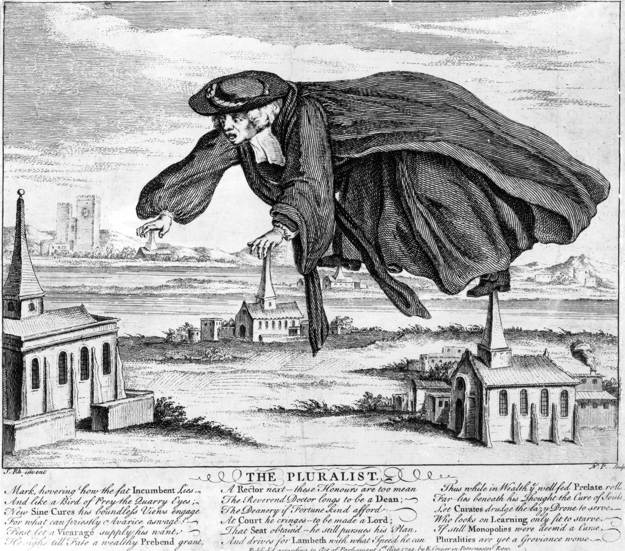 A pluralista, 1744 körül alkotó: Nathaniel Parr