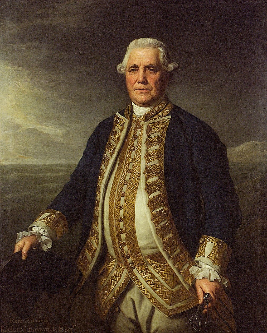 Richard Edwards admirális (1715-1795) alkotó: Nathaniel Dance
