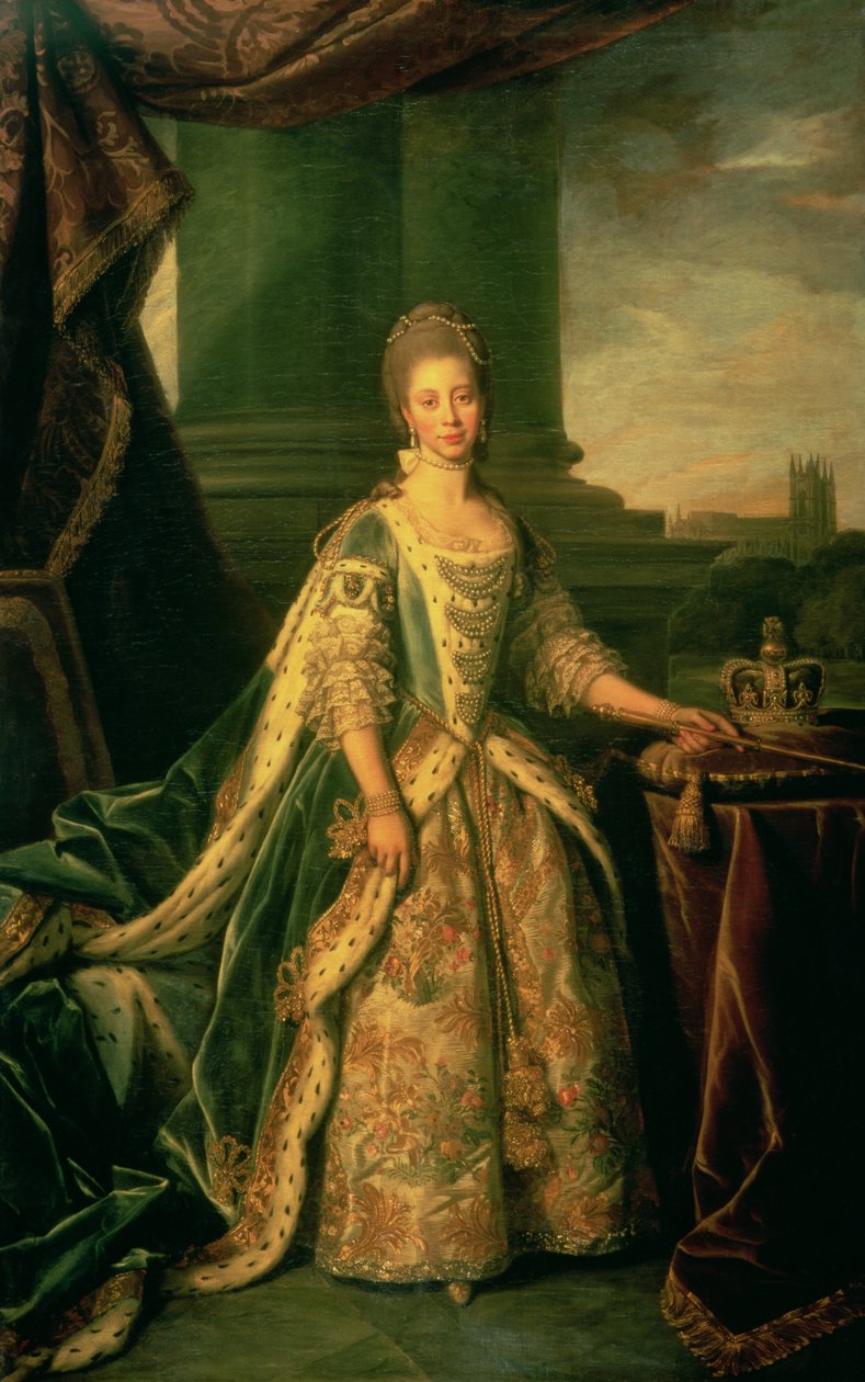 Sophie Charlotte (1744-1818) portréja alkotó: Nathaniel Dance Holland