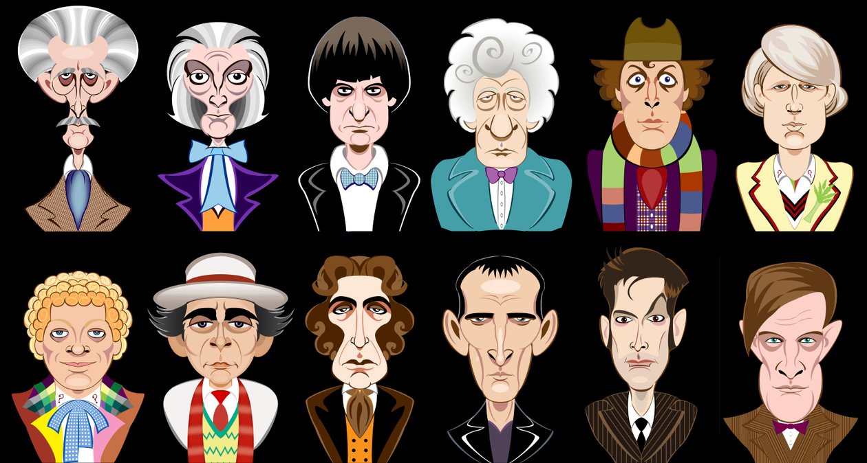 A BBC Doctor Who című televíziós sorozatának színészei (1963-2013) alkotó: Neale Osborne