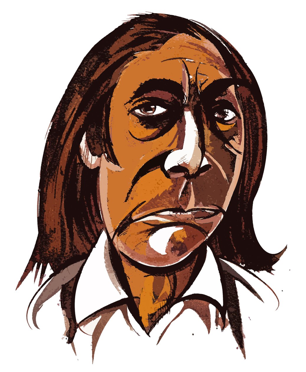 Alfred Schnittke - színes karikatúra alkotó: Neale Osborne