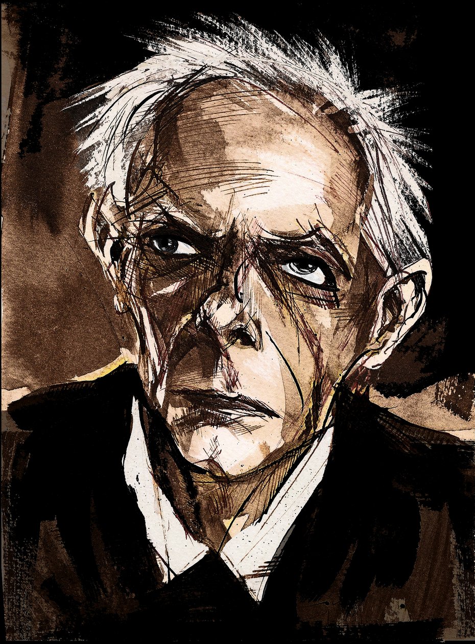 Neale Osborne Bartók Béla, Karikatúra tollal és vízfestékkel alkotó: Neale Osborne