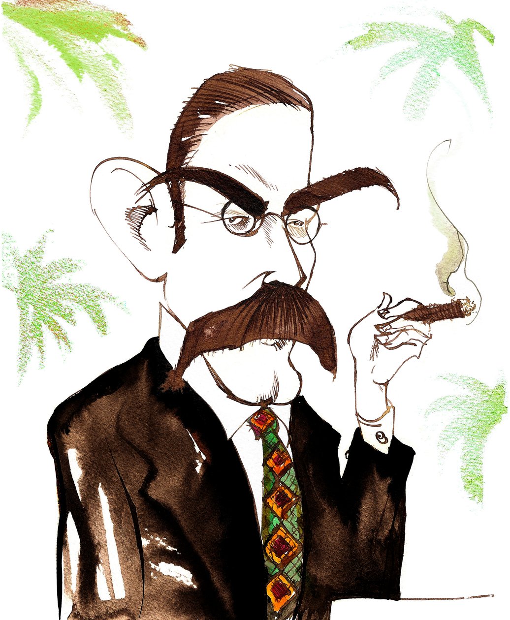 Rudyard Kipling angol író alkotó: Neale Osborne