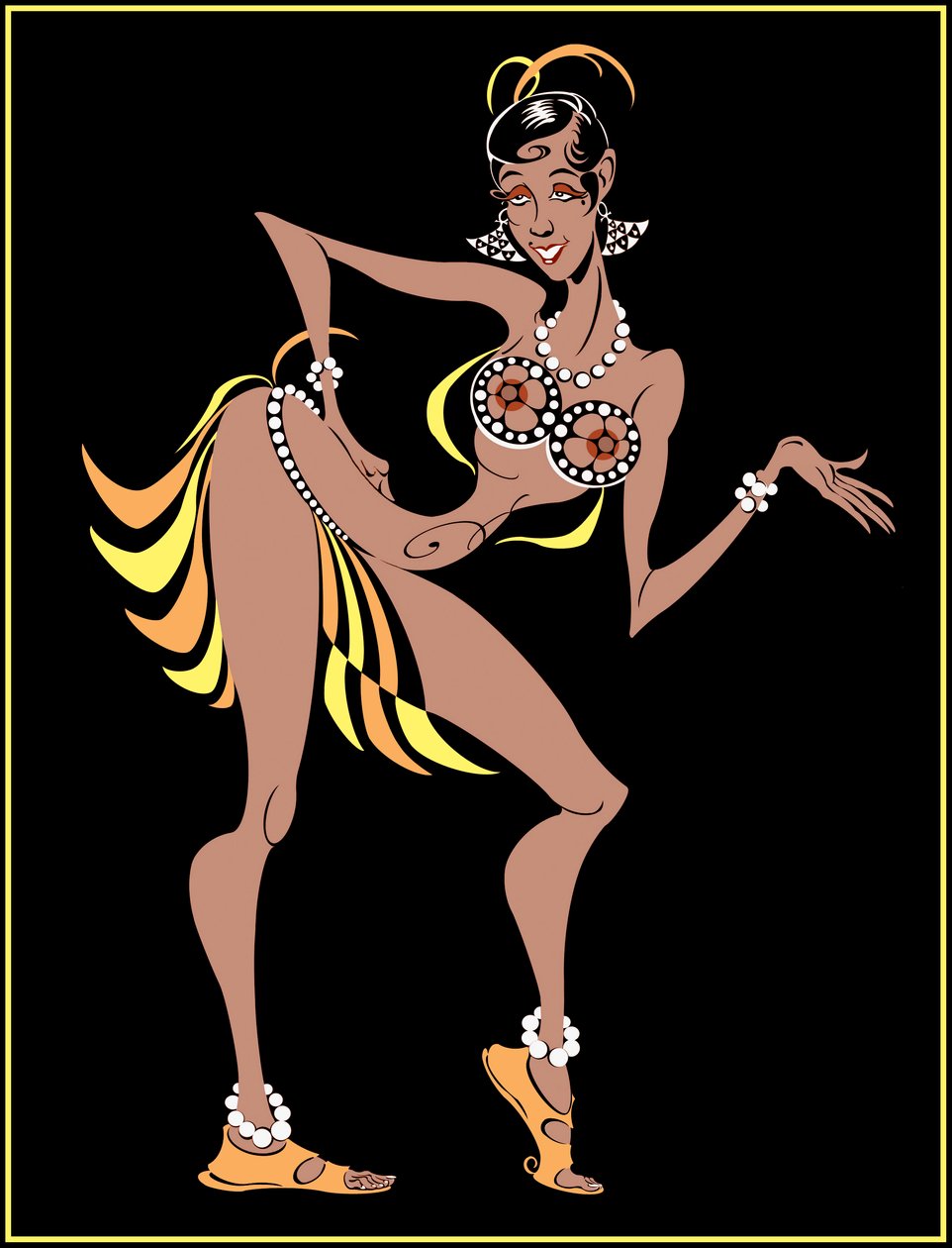 Josephine Baker alkotó: Neale Osborne
