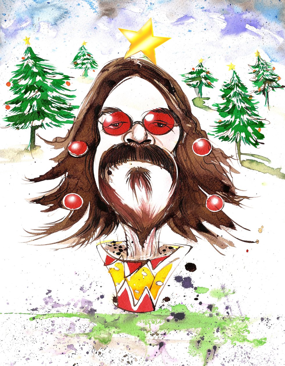 Roy Wood - karikatúra alkotó: Neale Osborne