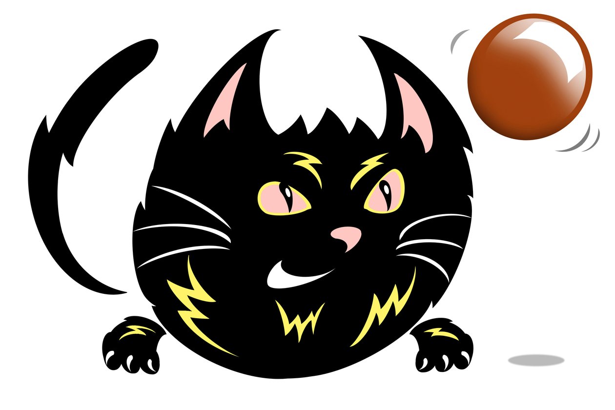 Zap Cat - karikatúra alkotó: Neale Osborne