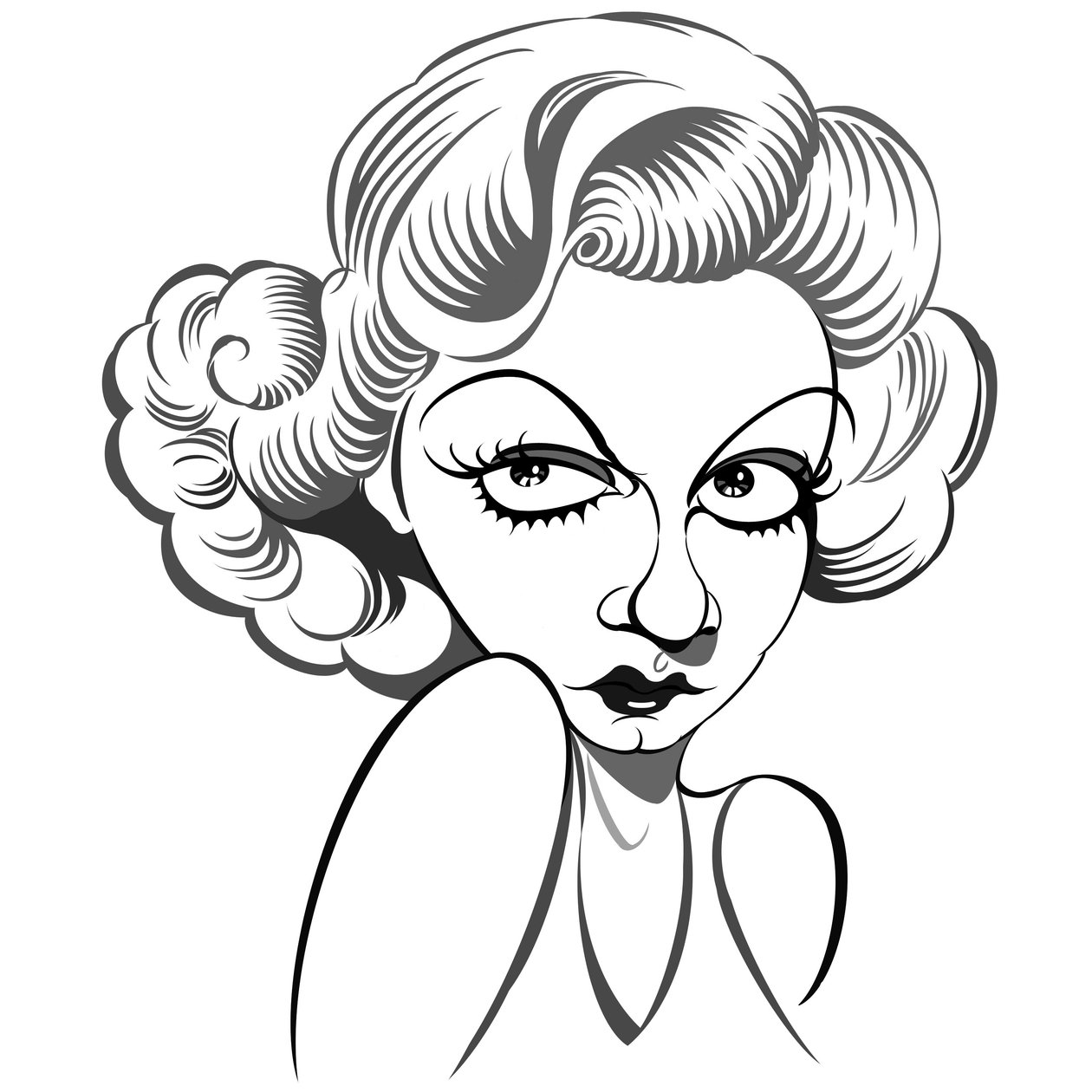 Jean Harlow, 2018 (digitális) alkotó: Neale Osborne