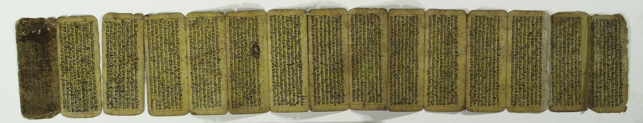 Koncertina kézirat (papíron átlátszatlan wc) alkotó: Nepalese School