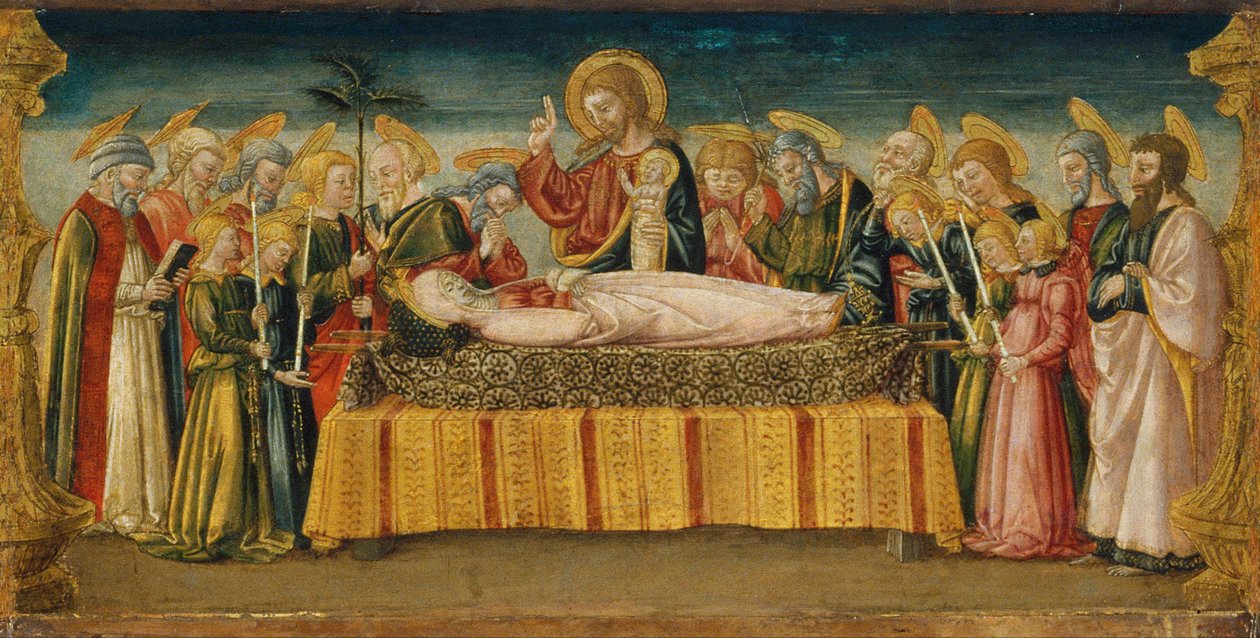 A Szűzanya elhunyta alkotó: Neri di Bicci