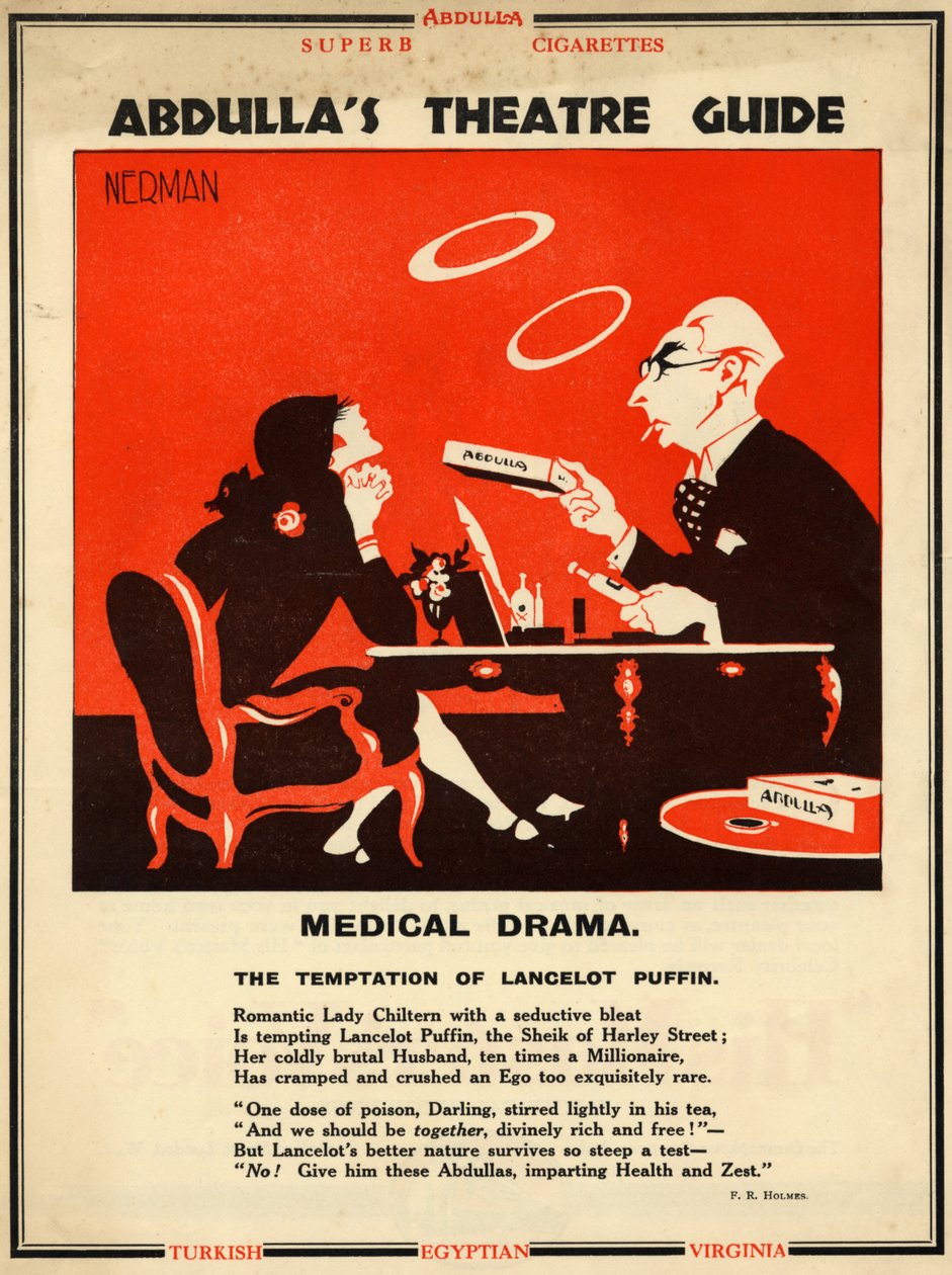Abdulla cigaretta, 1928 alkotó: Nerman
