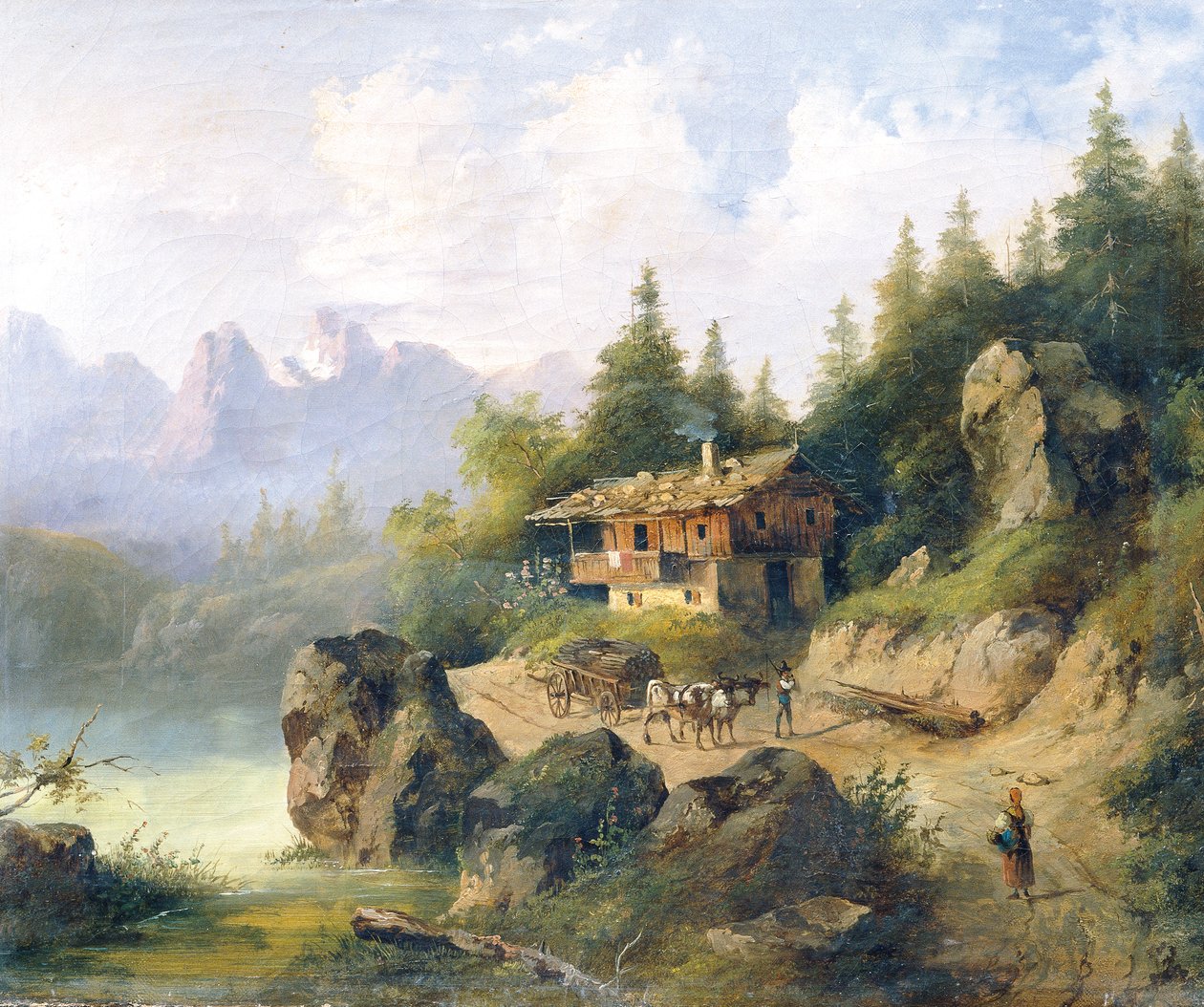 Berchtesgaden Watzmannal alkotó: Leopold Blonder