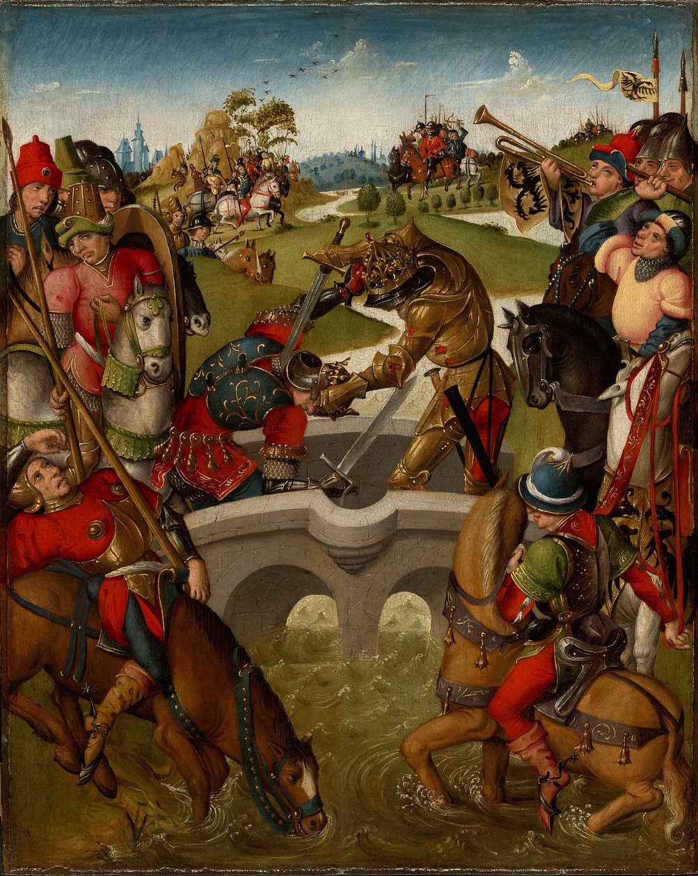 Hérakleiosz császár megöli a perzsa királyt alkotó: Netherlandish