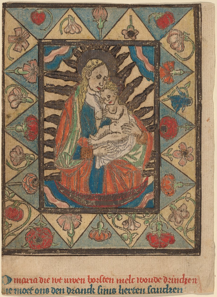 A Madonna és a gyermek alkotó: Netherlandish 15th Century