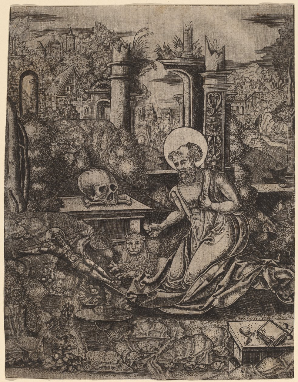 Szent Jeromos alkotó: Netherlandish 16th Century