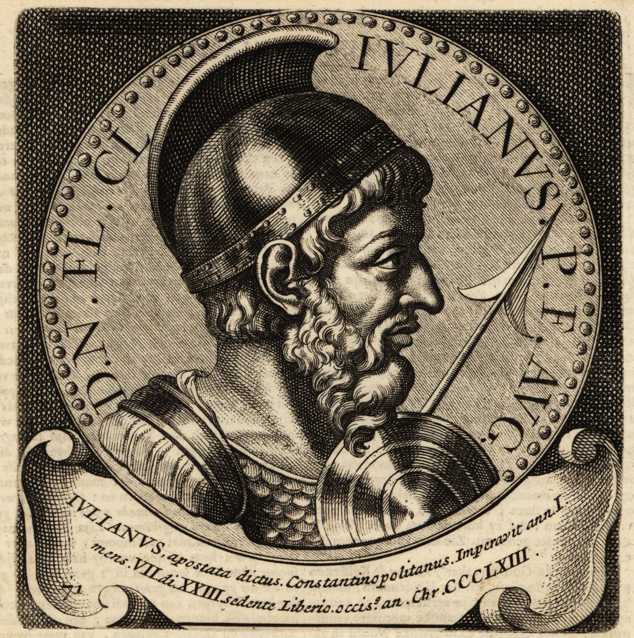 Julianus római császár portréja. alkotó: Netherlandish School