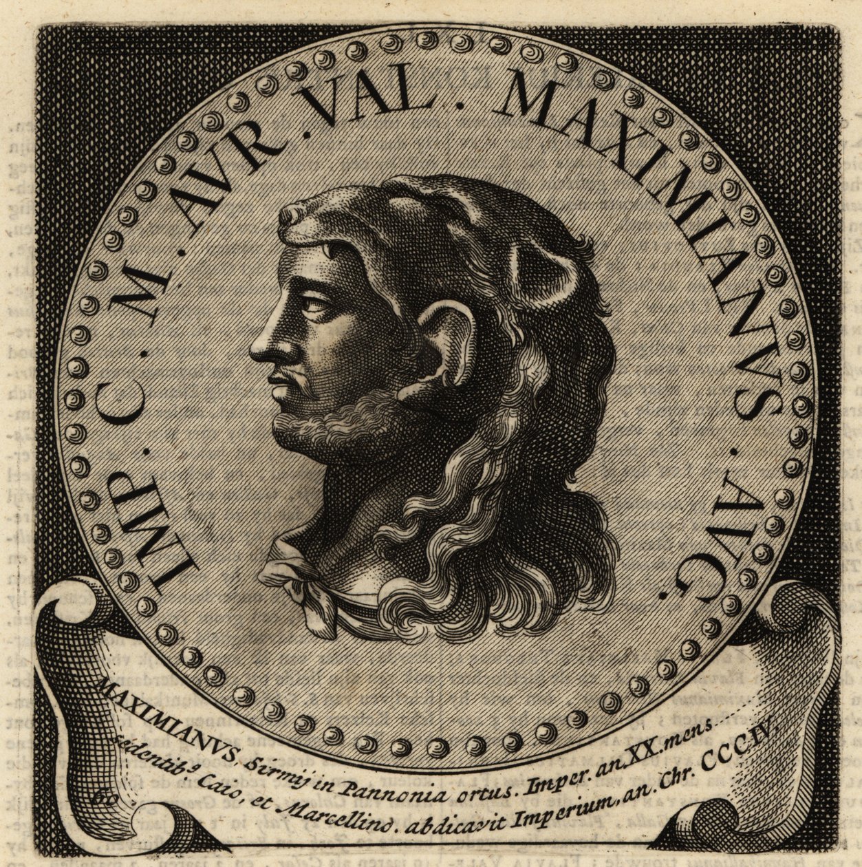 Maximianus római császár portréja. alkotó: Netherlandish School