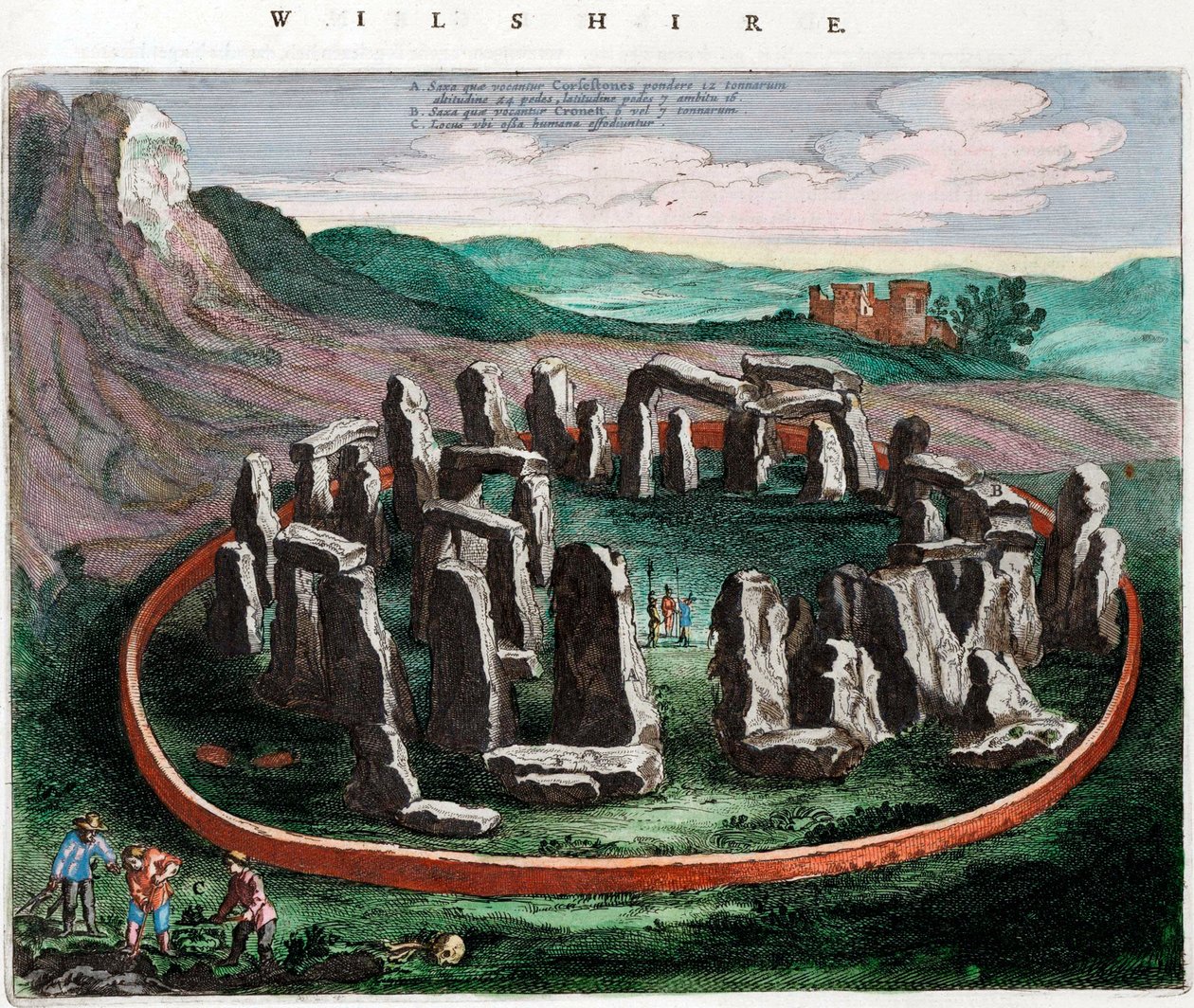 Kilátás a Stonehenge-re alkotó: Netherlandish School