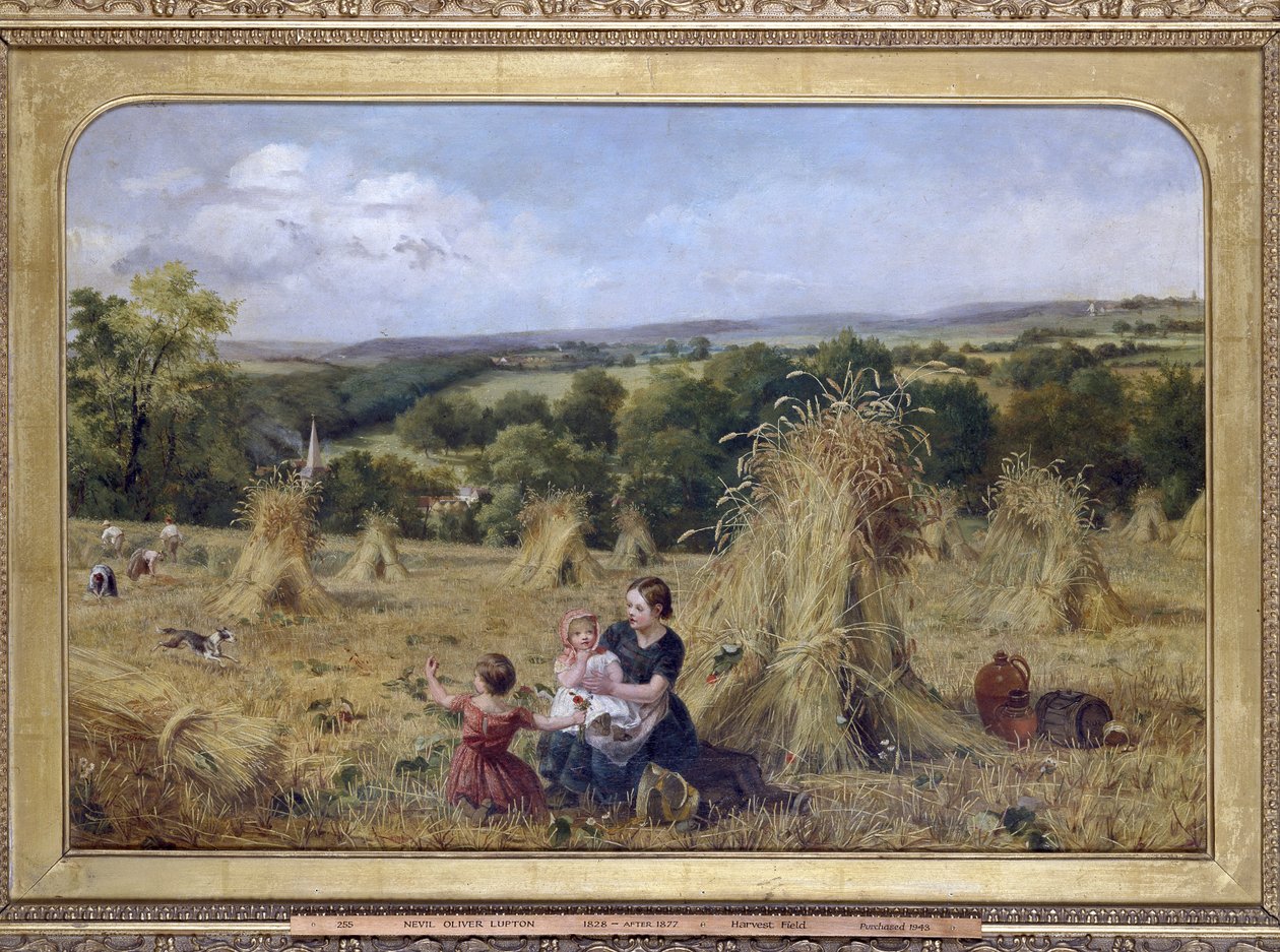 Az aratómező, 1857 - 1858 alkotó: Nevil Oliver Lupton